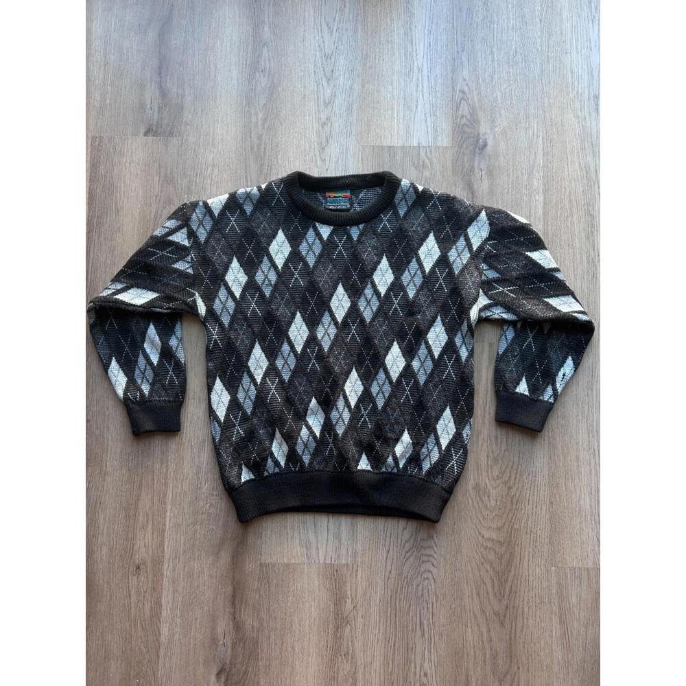 Vintage 90s Far Horizon Australia Sweater Style Wool Blend Men's Size M